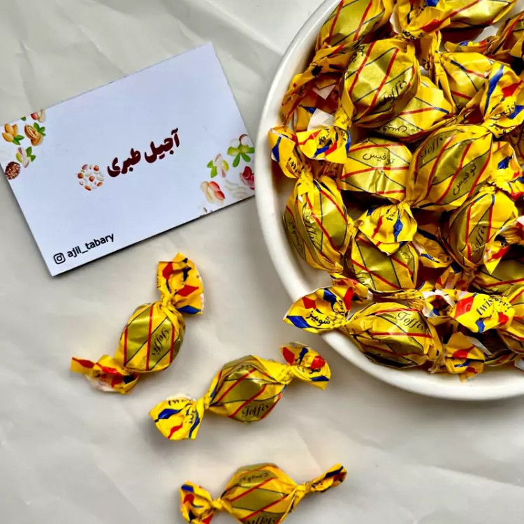 تافی مغزدار شکلاتی توفیس شونیز (یک کیلویی)