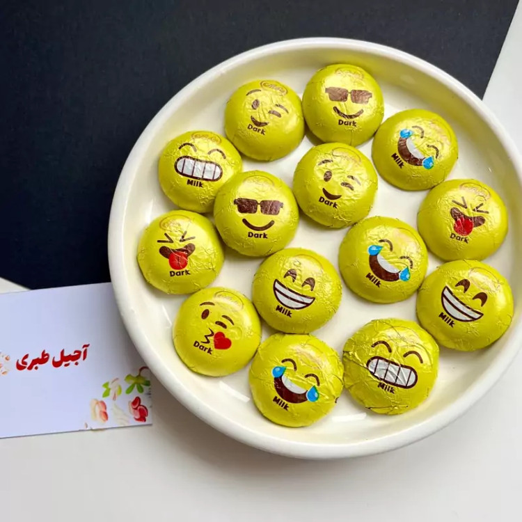 شکلات ایموجی آیدین 100 گرمی