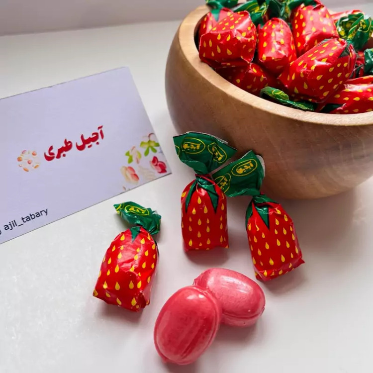 شکلات آبنباتی توت فرنگی آیدین 500 گرمی