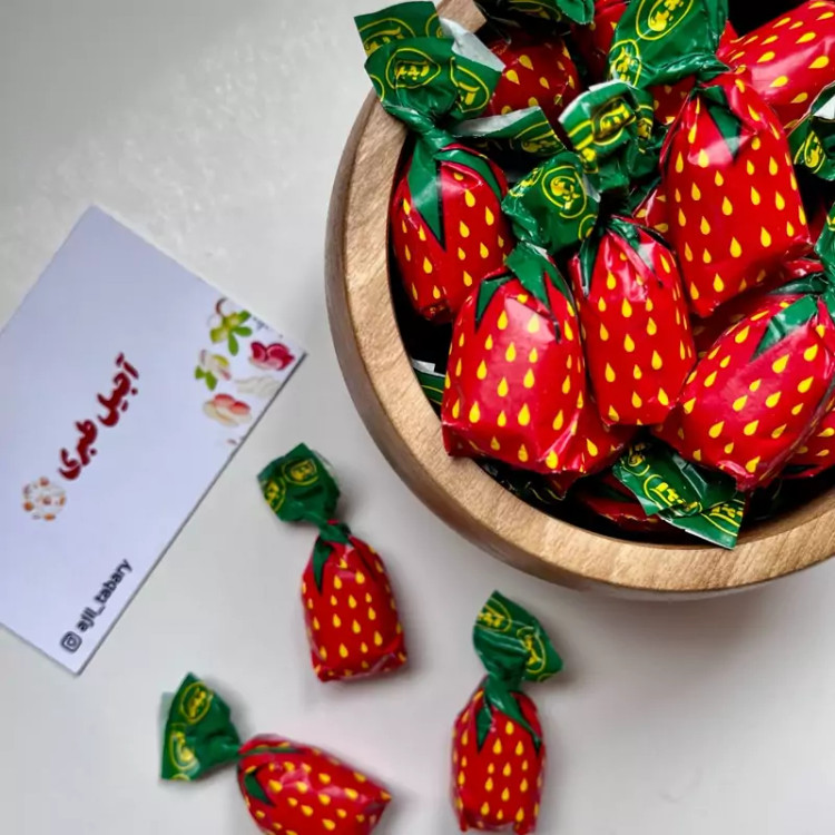 شکلات آبنباتی توت فرنگی آیدین 500 گرمی