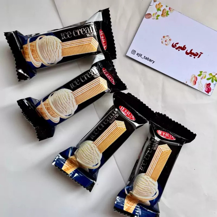 شکلات ویفر بستنی حاج عبد الله (500گرمی)طعم جدید