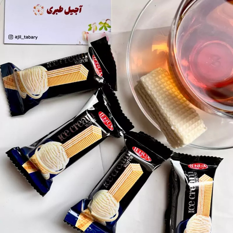 شکلات ویفر بستنی حاج عبد الله (500گرمی)طعم جدید