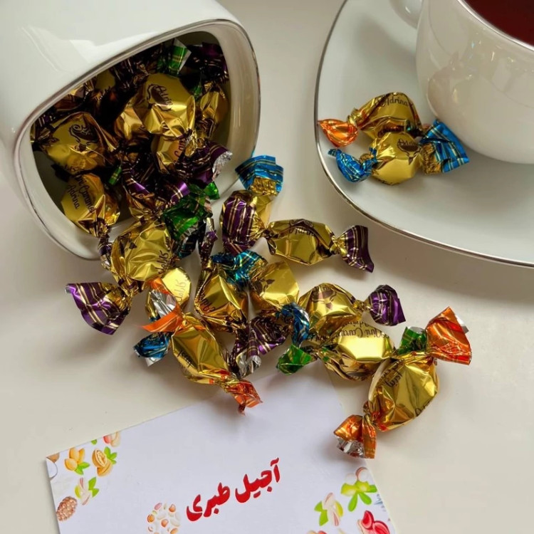 تافی شکلات مینی کارامل آدرین (یک کیلویی)