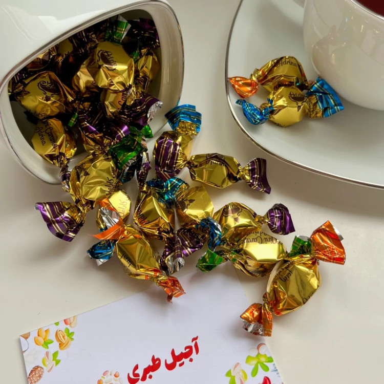 تافی شکلات مینی کارامل آدرین 100 گرمی