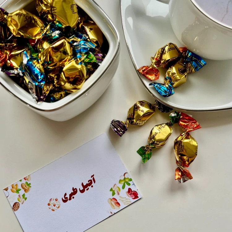 تافی شکلات مینی کارامل آدرین 500 گرمی