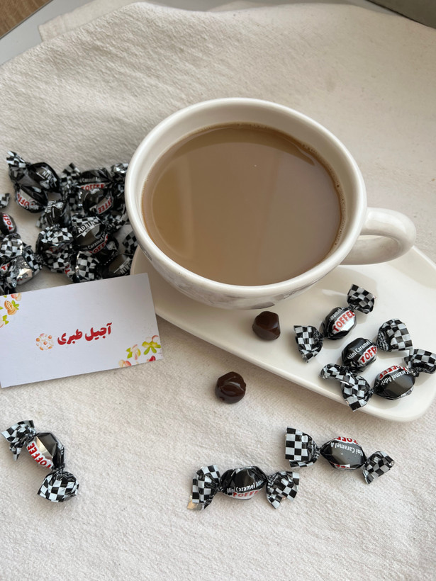 تافی مینی کارامل با طعم قهوه ۵۰۰ گرمی