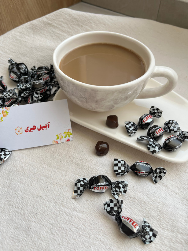 تافی مینی کارامل با طعم قهوه ۵۰۰ گرمی