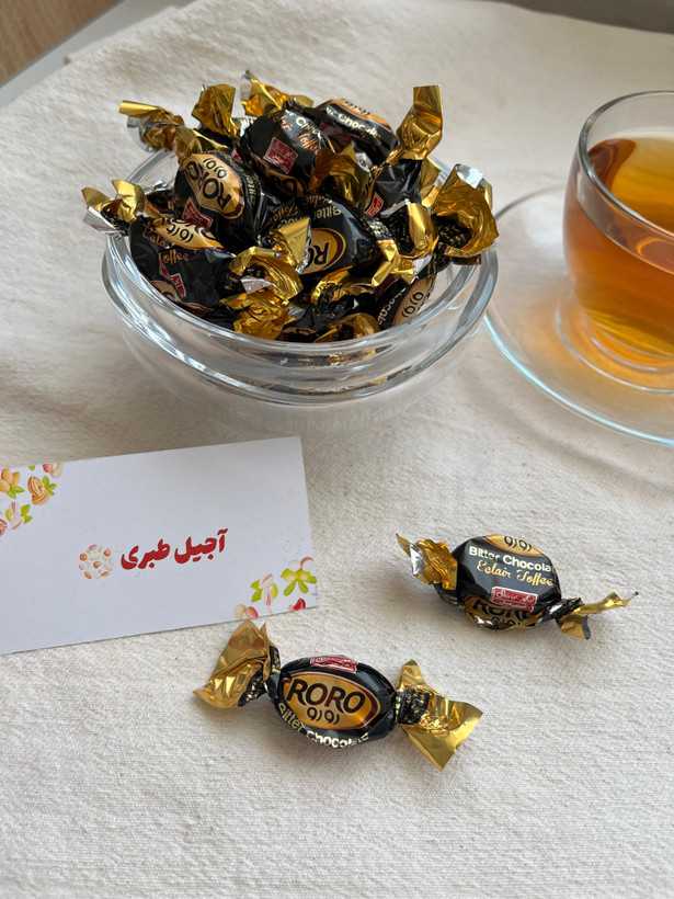 تافی مغزدار رورو شیرین عسل ۵۰۰ گرمی